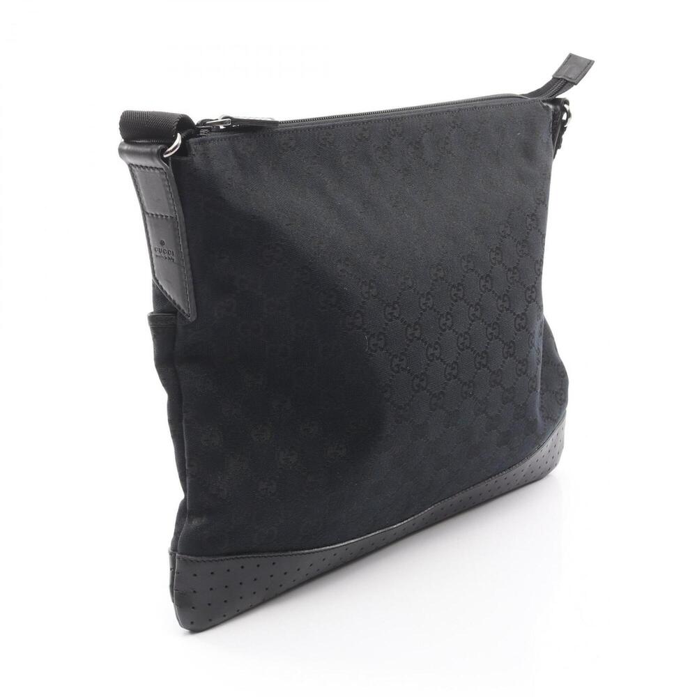 GUCCI Black Leather Shoulder Bag - Picture 2 of 8